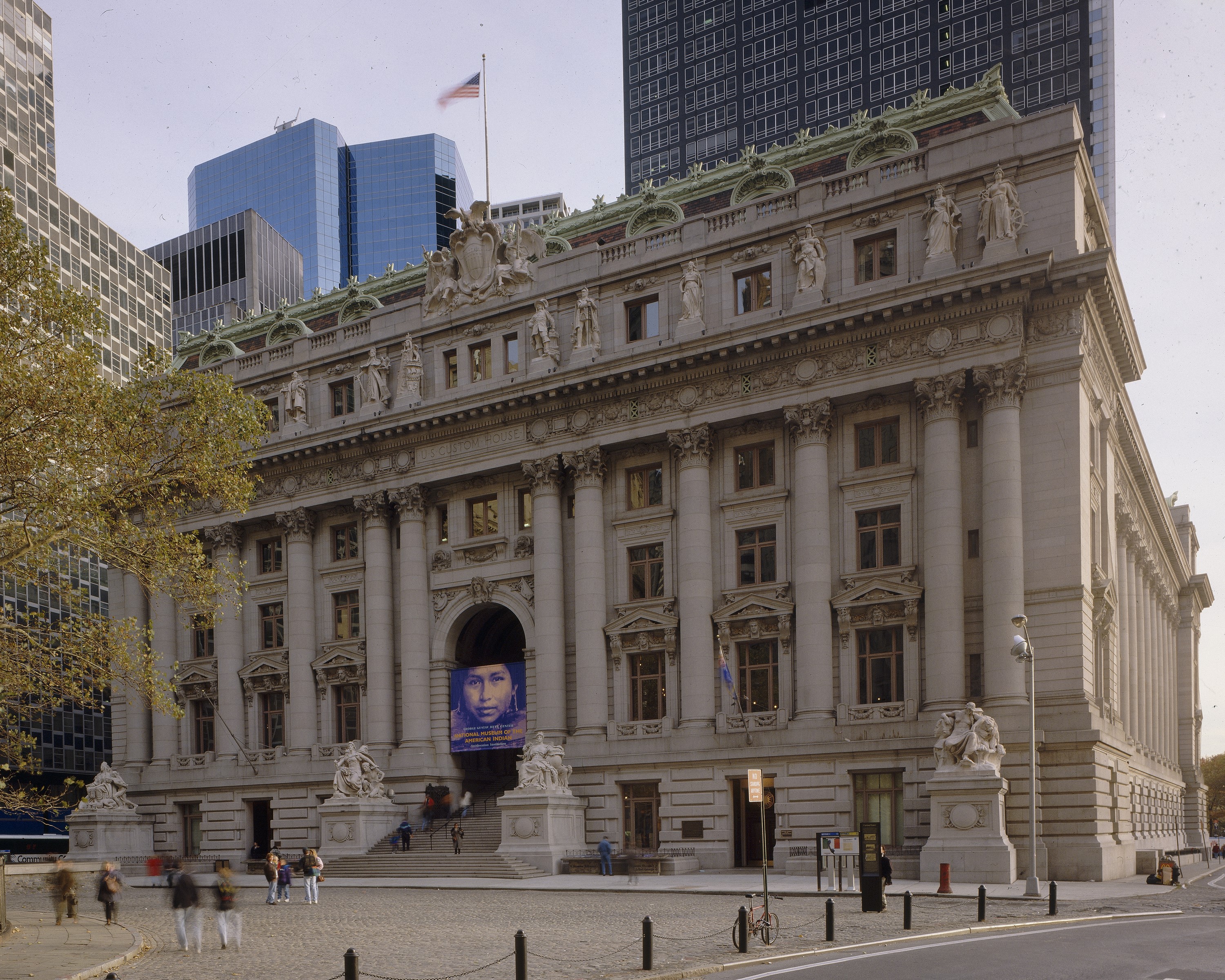 Exterior of the Customs House.