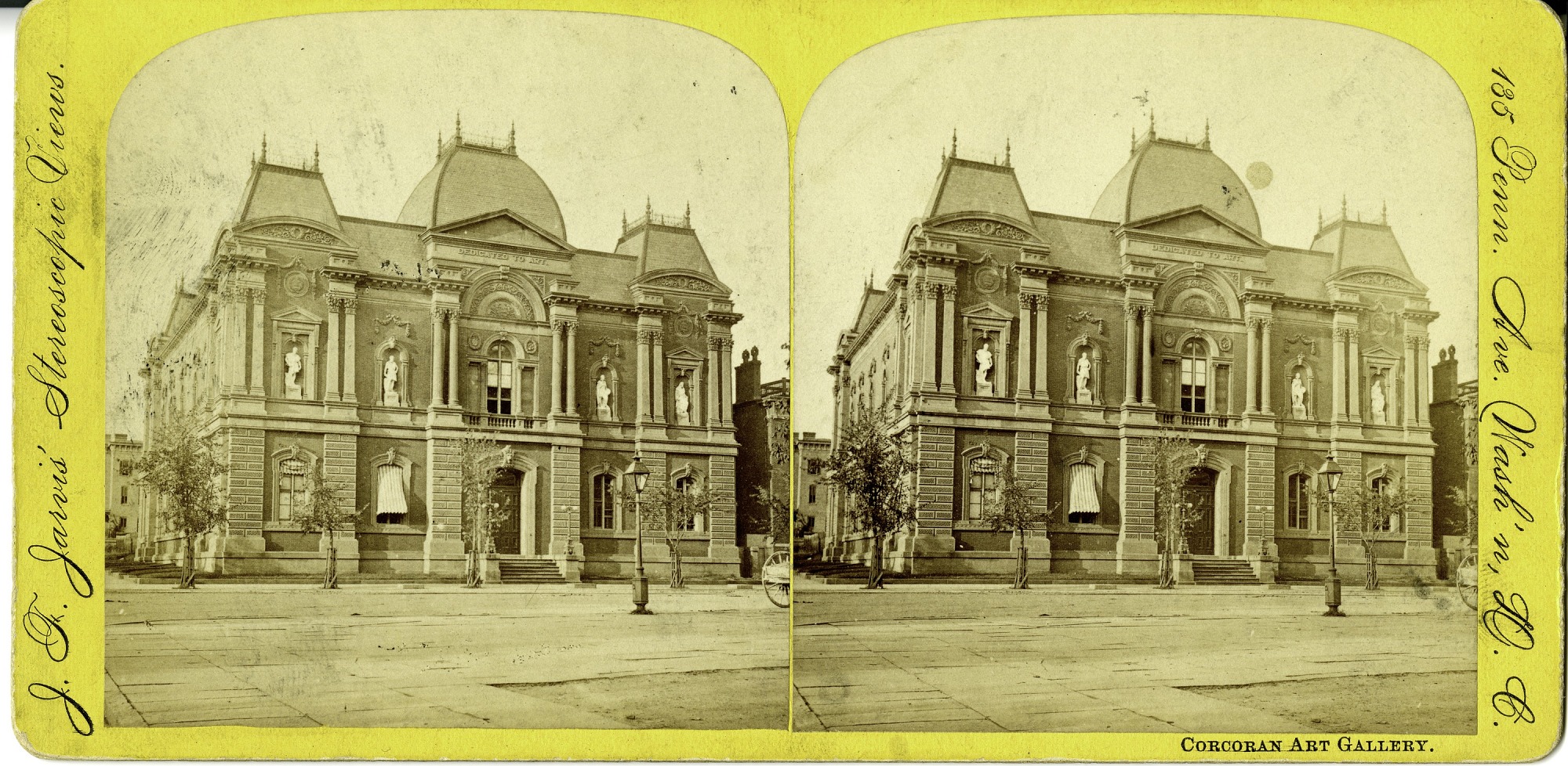 Black and white image of of a building exterior in duplicate.